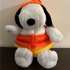 Peanuts Snoopy Candy Corn Puffy Vest Plush, 10 in brand new $50 each orbestoffer